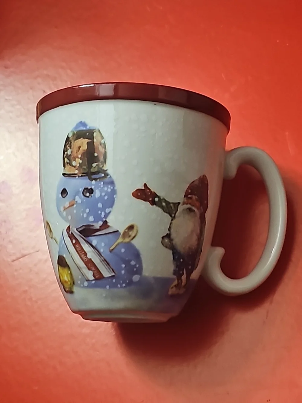 Williams Sonoma Red Nordic Elf Holiday Mug Gift Set